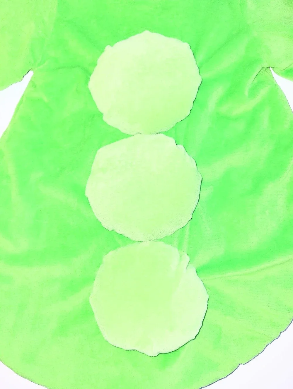 NWOT Baby Green Plush Bunting Pea Pod Costume Halloween 0-6 Months Unisex Infant